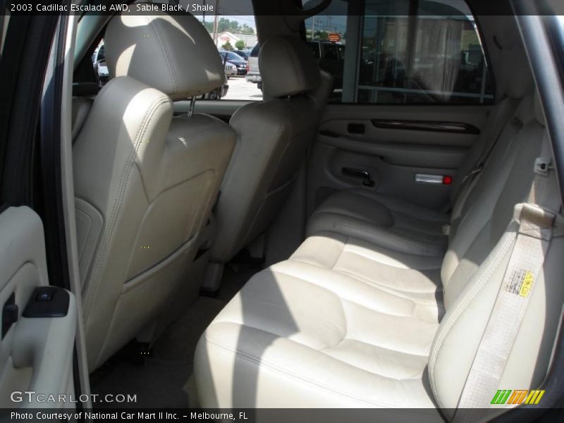 Sable Black / Shale 2003 Cadillac Escalade AWD