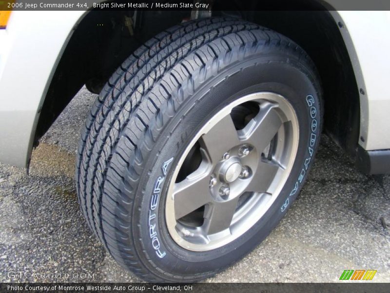 Bright Silver Metallic / Medium Slate Gray 2006 Jeep Commander 4x4