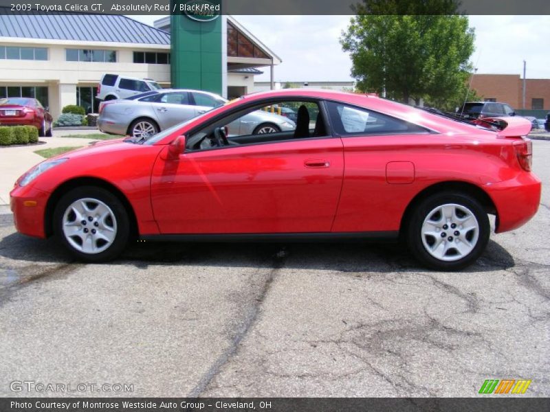 Absolutely Red / Black/Red 2003 Toyota Celica GT