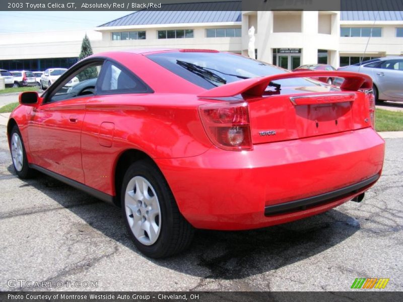 Absolutely Red / Black/Red 2003 Toyota Celica GT