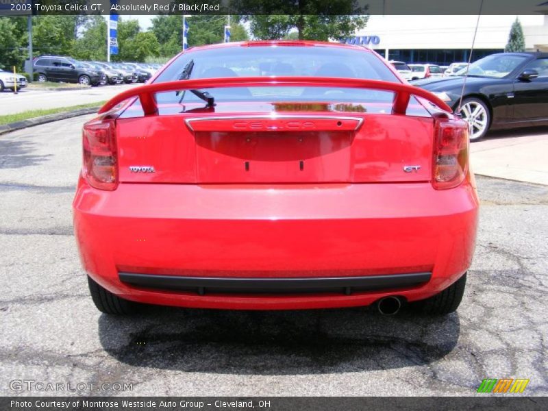 Absolutely Red / Black/Red 2003 Toyota Celica GT