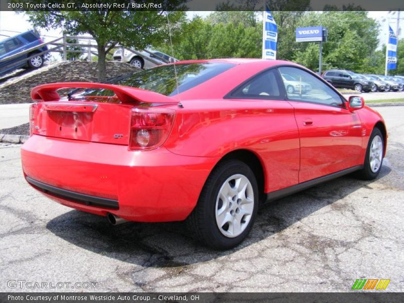 Absolutely Red / Black/Red 2003 Toyota Celica GT