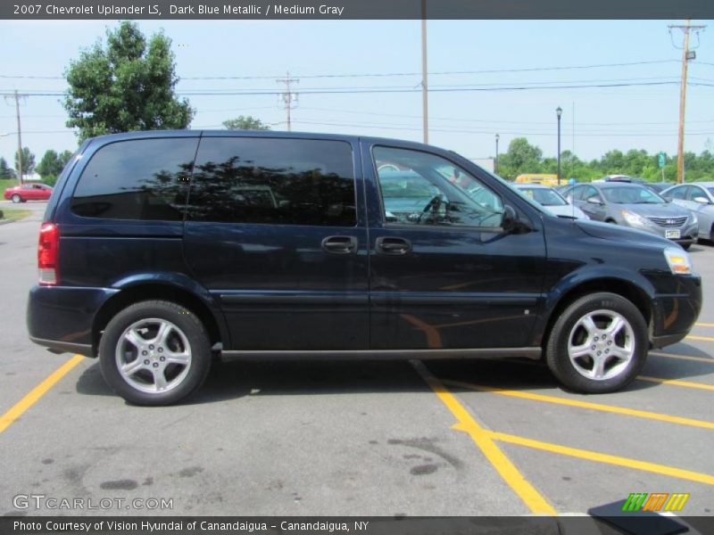 Dark Blue Metallic / Medium Gray 2007 Chevrolet Uplander LS