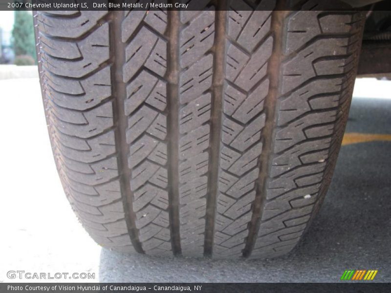 Dark Blue Metallic / Medium Gray 2007 Chevrolet Uplander LS