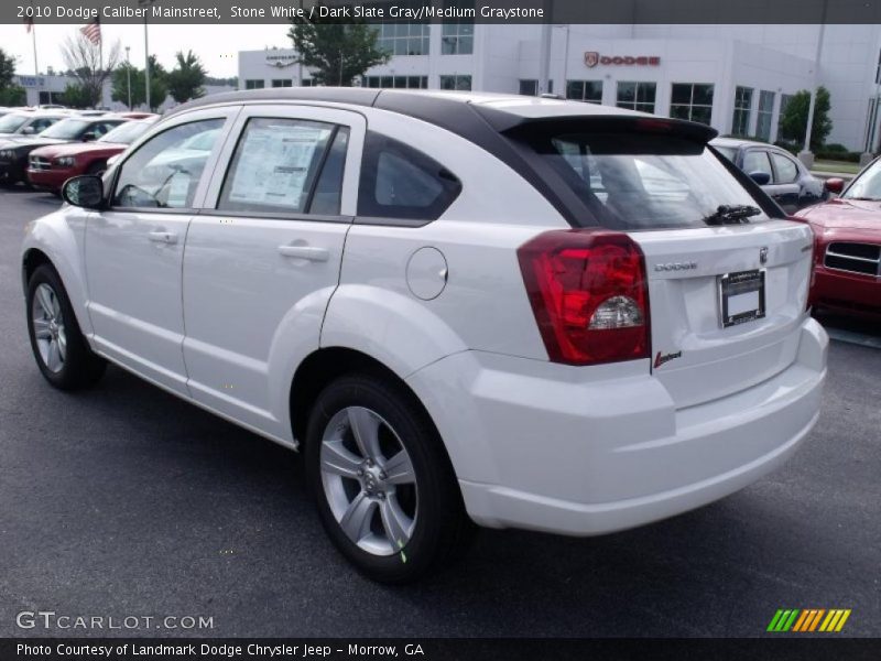 Stone White / Dark Slate Gray/Medium Graystone 2010 Dodge Caliber Mainstreet