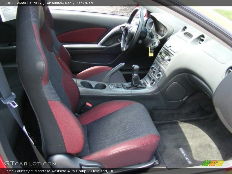 Absolutely Red / Black/Red 2003 Toyota Celica GT