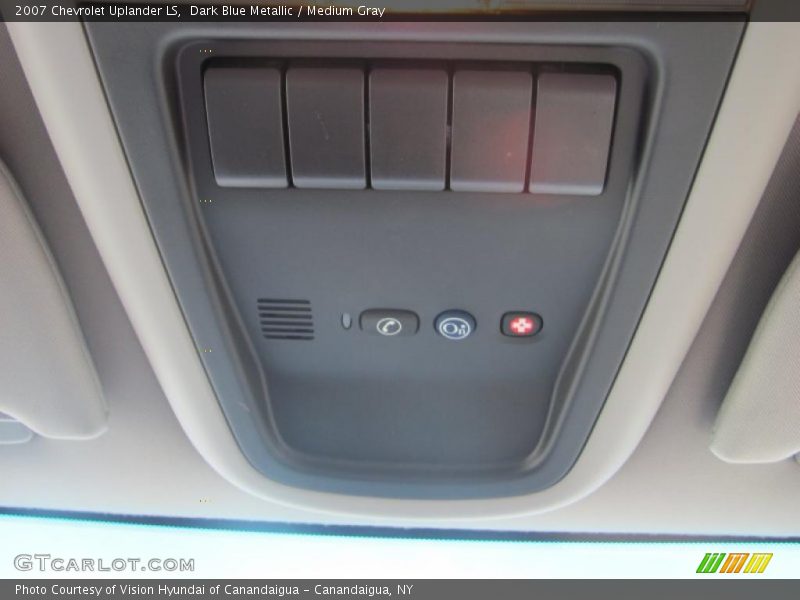 Dark Blue Metallic / Medium Gray 2007 Chevrolet Uplander LS