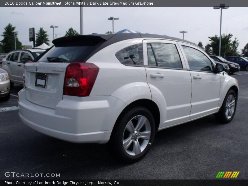 Stone White / Dark Slate Gray/Medium Graystone 2010 Dodge Caliber Mainstreet