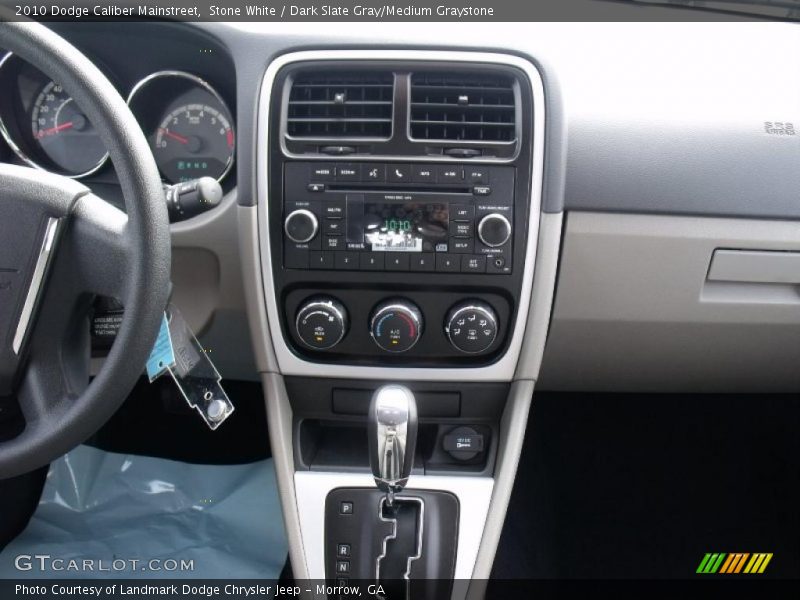 Stone White / Dark Slate Gray/Medium Graystone 2010 Dodge Caliber Mainstreet