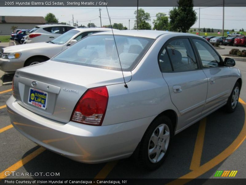 Sterling Metallic / Gray 2005 Hyundai Elantra GLS Sedan