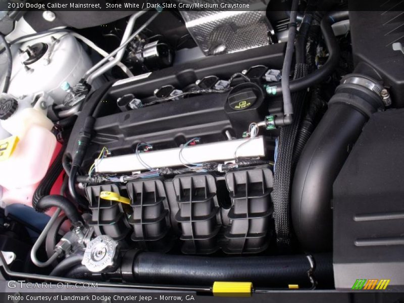 Stone White / Dark Slate Gray/Medium Graystone 2010 Dodge Caliber Mainstreet