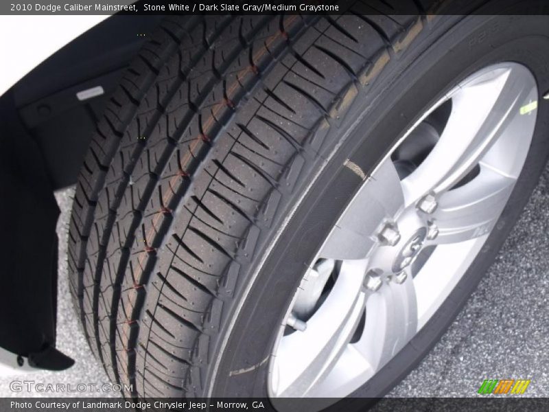 Stone White / Dark Slate Gray/Medium Graystone 2010 Dodge Caliber Mainstreet