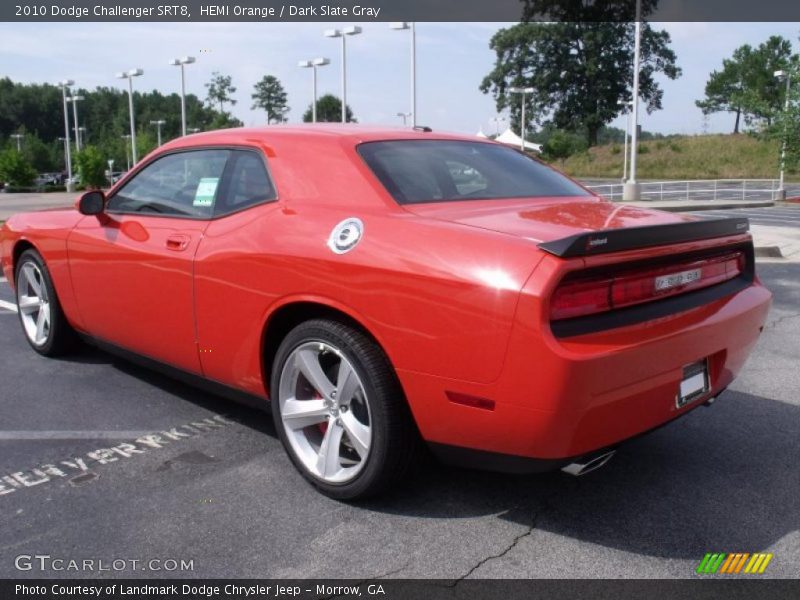 HEMI Orange / Dark Slate Gray 2010 Dodge Challenger SRT8