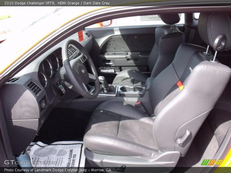 HEMI Orange / Dark Slate Gray 2010 Dodge Challenger SRT8
