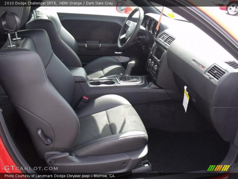HEMI Orange / Dark Slate Gray 2010 Dodge Challenger SRT8