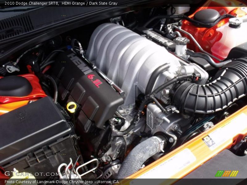 HEMI Orange / Dark Slate Gray 2010 Dodge Challenger SRT8