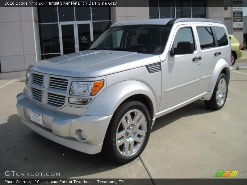 Bright Silver Metallic / Dark Slate Gray 2010 Dodge Nitro SXT