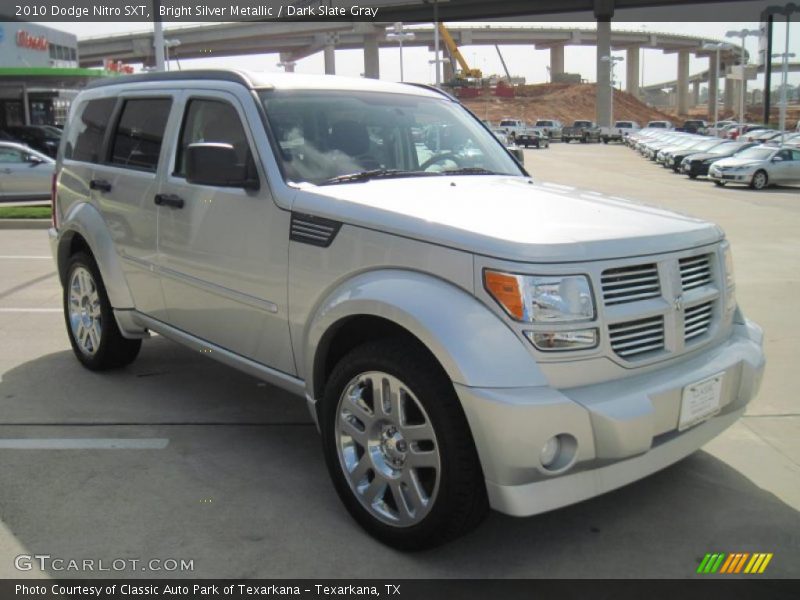 Bright Silver Metallic / Dark Slate Gray 2010 Dodge Nitro SXT