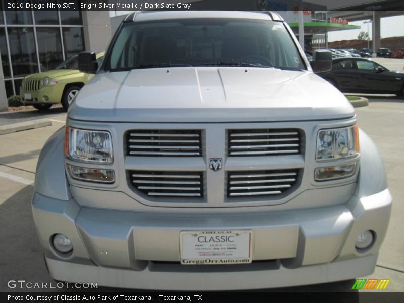 Bright Silver Metallic / Dark Slate Gray 2010 Dodge Nitro SXT