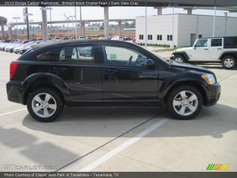 Brilliant Black Crystal Pearl / Dark Slate Gray 2010 Dodge Caliber Mainstreet