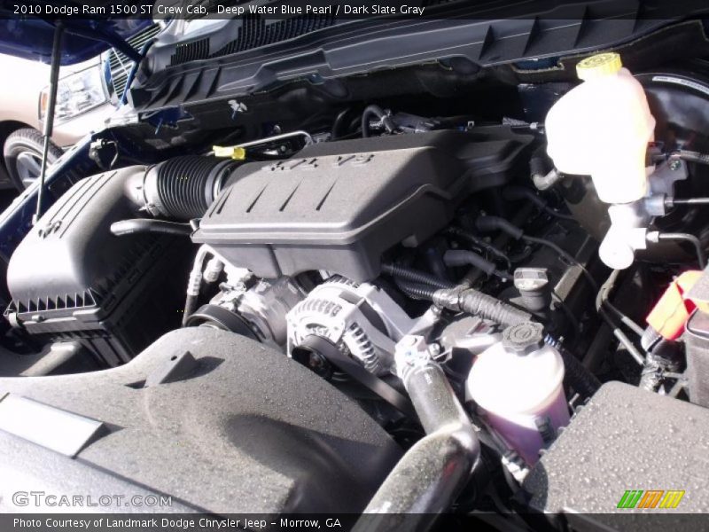 Deep Water Blue Pearl / Dark Slate Gray 2010 Dodge Ram 1500 ST Crew Cab