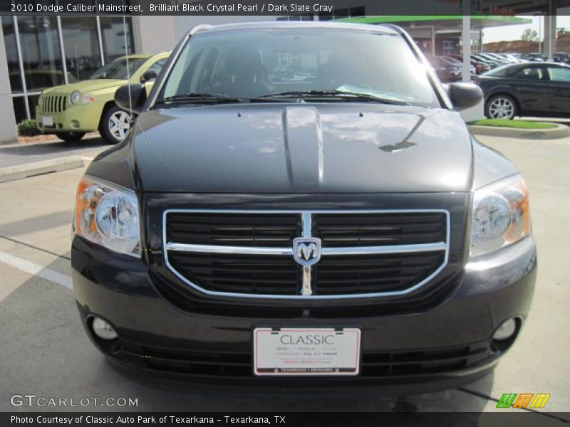 Brilliant Black Crystal Pearl / Dark Slate Gray 2010 Dodge Caliber Mainstreet