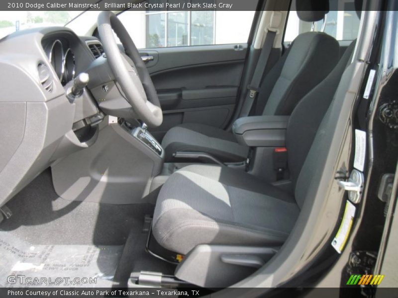 Brilliant Black Crystal Pearl / Dark Slate Gray 2010 Dodge Caliber Mainstreet
