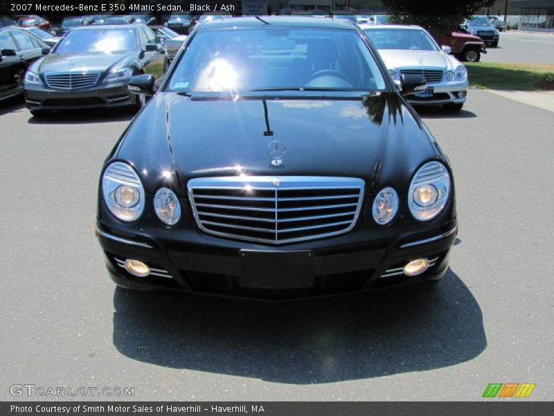 Black / Ash 2007 Mercedes-Benz E 350 4Matic Sedan