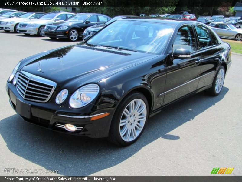 Black / Ash 2007 Mercedes-Benz E 350 4Matic Sedan