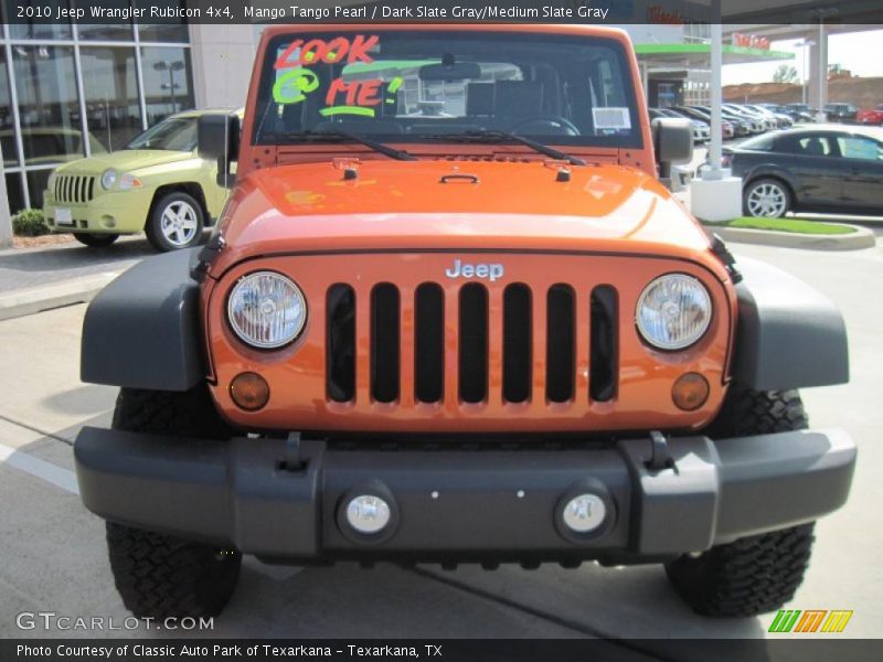 Mango Tango Pearl / Dark Slate Gray/Medium Slate Gray 2010 Jeep Wrangler Rubicon 4x4