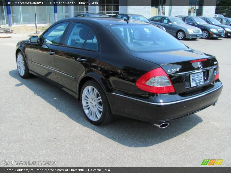 Black / Ash 2007 Mercedes-Benz E 350 4Matic Sedan