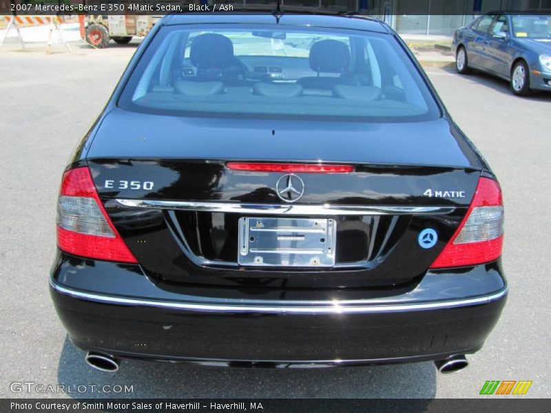 Black / Ash 2007 Mercedes-Benz E 350 4Matic Sedan