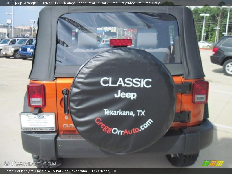 Mango Tango Pearl / Dark Slate Gray/Medium Slate Gray 2010 Jeep Wrangler Rubicon 4x4