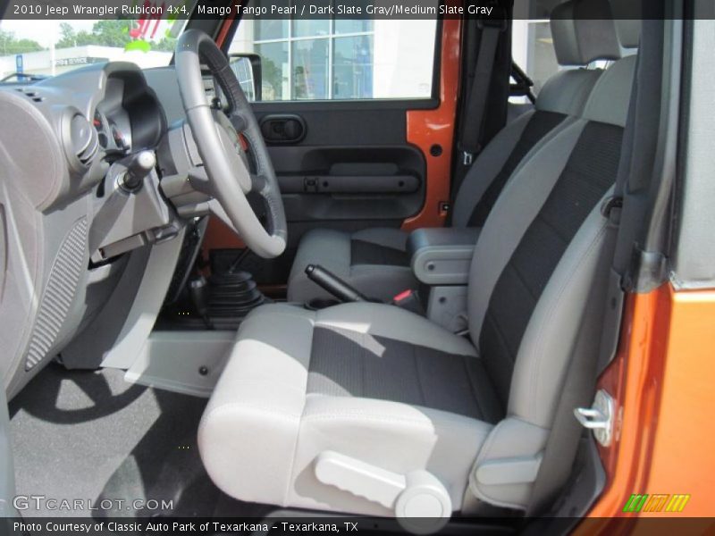 Mango Tango Pearl / Dark Slate Gray/Medium Slate Gray 2010 Jeep Wrangler Rubicon 4x4