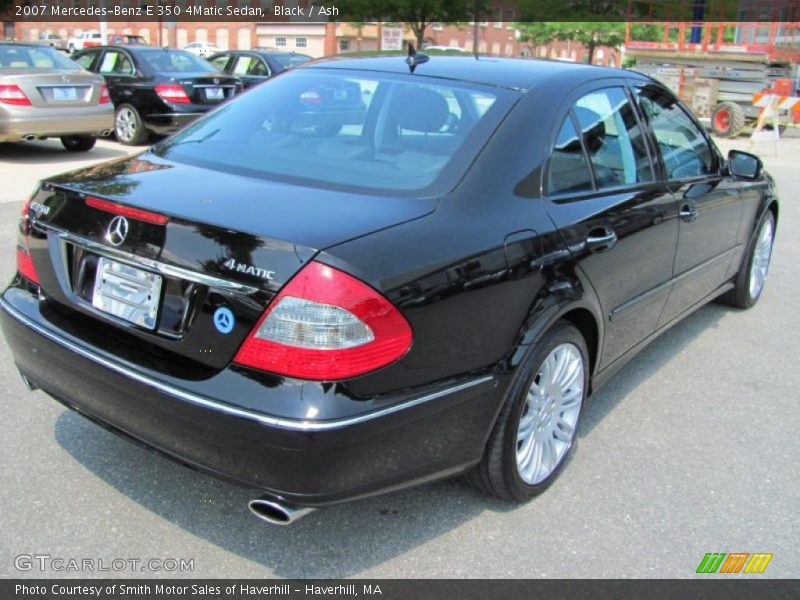 Black / Ash 2007 Mercedes-Benz E 350 4Matic Sedan