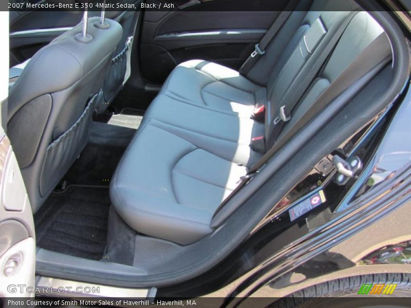 Black / Ash 2007 Mercedes-Benz E 350 4Matic Sedan