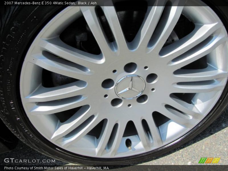 Black / Ash 2007 Mercedes-Benz E 350 4Matic Sedan