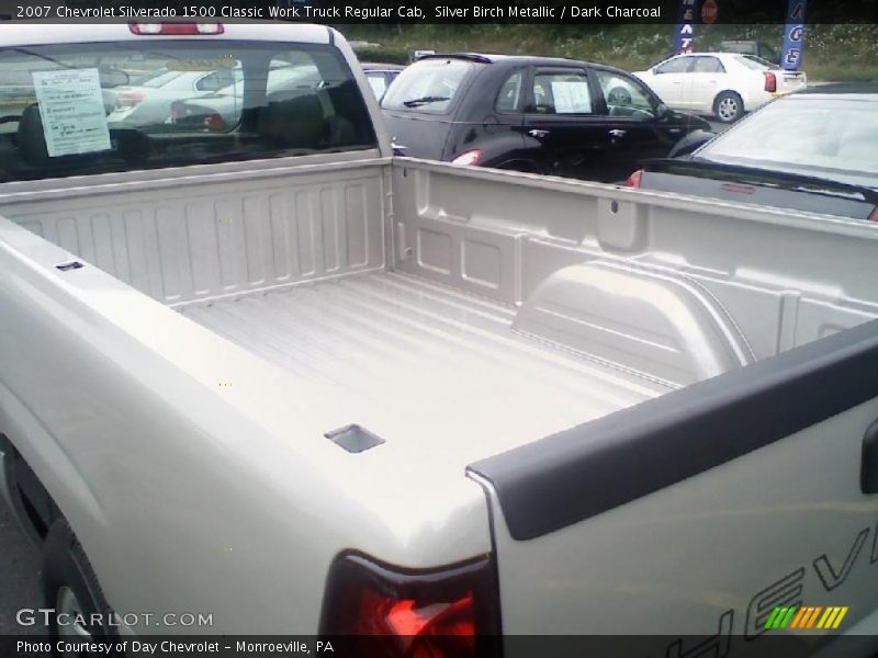 Silver Birch Metallic / Dark Charcoal 2007 Chevrolet Silverado 1500 Classic Work Truck Regular Cab