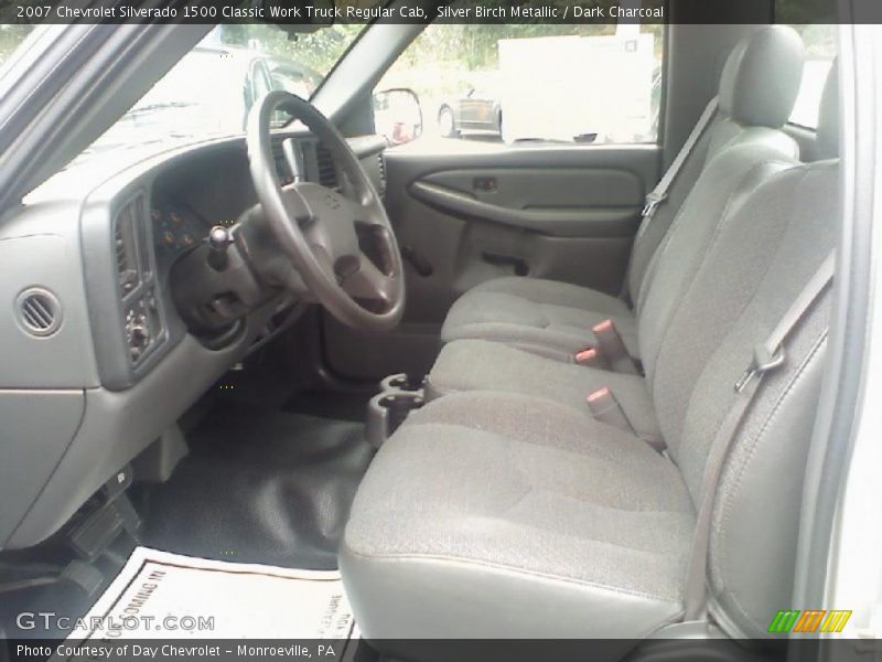 Silver Birch Metallic / Dark Charcoal 2007 Chevrolet Silverado 1500 Classic Work Truck Regular Cab