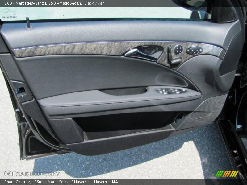Black / Ash 2007 Mercedes-Benz E 350 4Matic Sedan