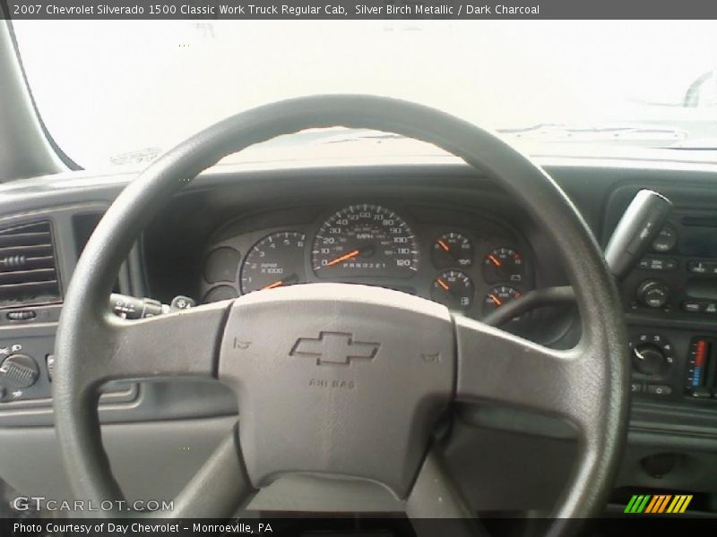 Silver Birch Metallic / Dark Charcoal 2007 Chevrolet Silverado 1500 Classic Work Truck Regular Cab