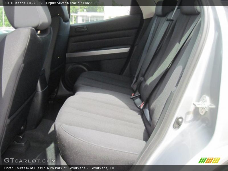 Liquid Silver Metallic / Black 2010 Mazda CX-7 i SV