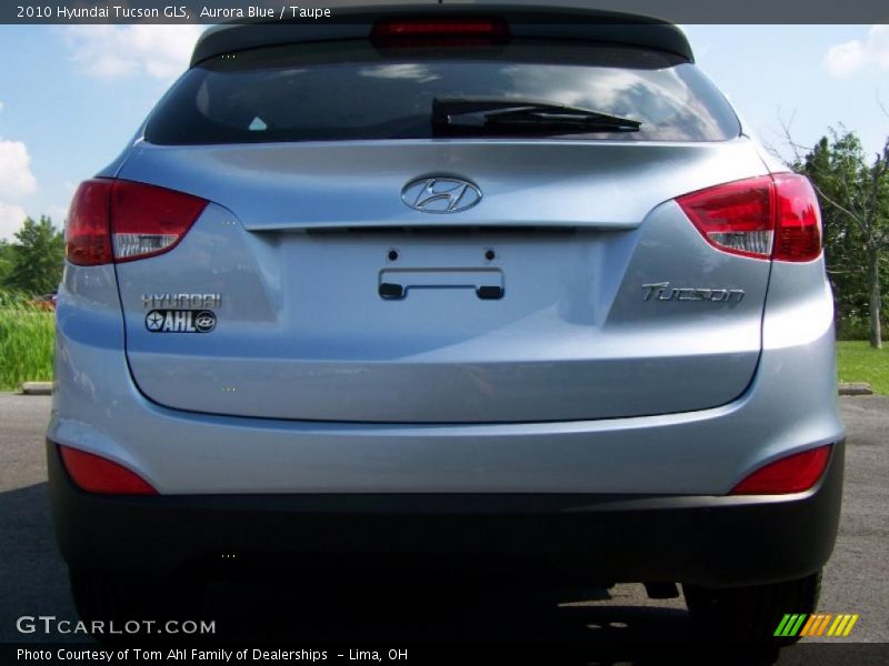 Aurora Blue / Taupe 2010 Hyundai Tucson GLS