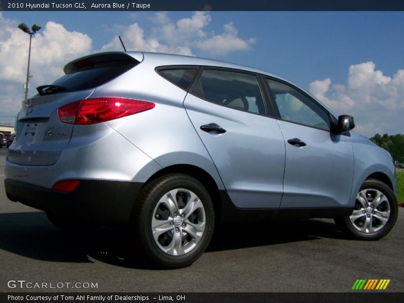 Aurora Blue / Taupe 2010 Hyundai Tucson GLS