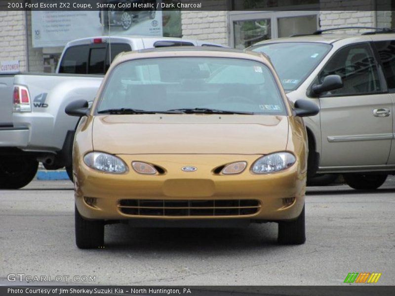 Sunray Gold Metallic / Dark Charcoal 2001 Ford Escort ZX2 Coupe