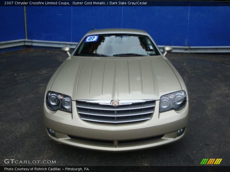 Oyster Gold Metallic / Dark Slate Gray/Cedar 2007 Chrysler Crossfire Limited Coupe