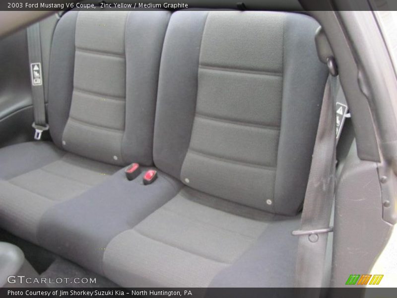 Zinc Yellow / Medium Graphite 2003 Ford Mustang V6 Coupe