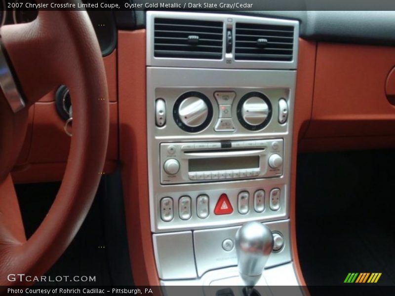 Oyster Gold Metallic / Dark Slate Gray/Cedar 2007 Chrysler Crossfire Limited Coupe