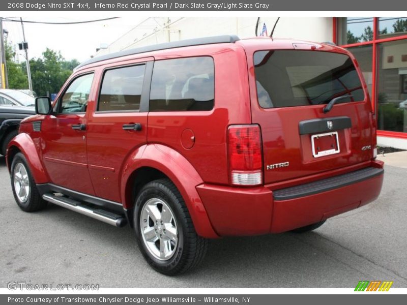 Inferno Red Crystal Pearl / Dark Slate Gray/Light Slate Gray 2008 Dodge Nitro SXT 4x4