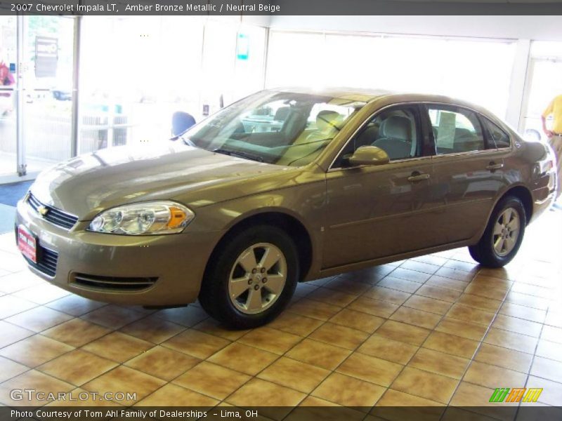 Amber Bronze Metallic / Neutral Beige 2007 Chevrolet Impala LT